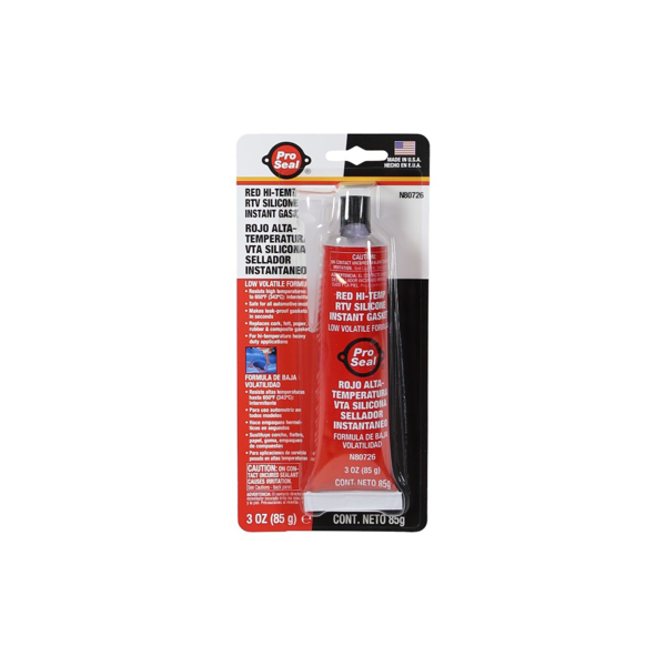 Silikónový tmel PRE SEAL červený 85 g do + 343°C pre Stihl 017 018 MS180 MS181 MS250 MS280 Husqvarna 136 137 141 435 Partner 351 371 391 420