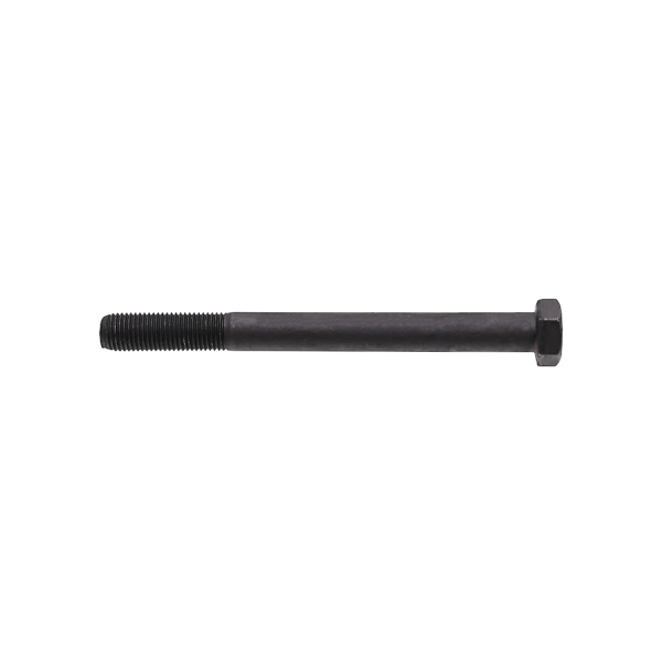 Skrutka žacieho noža jemný závit UNF 3/8" x 4" pre motorové kosačky a záhradné traktory celková dĺžka 107 mm priemer 9,40 mm