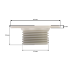 Slimák mazania pre čínske motorové píly a píly z hobbymarketov s objemom motora 45 cm3 52 cm3 58 cm3