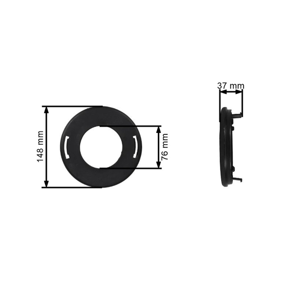 Spodný kryt pre strunové hlavy Stihl AutoCut 40-4 pre krovinorezy Stihl FS160 FS220 FS260 FS280 FS290 FS310 FS350 FS360 FS400 FS410 FS450 FS460 FS480 M12 x 1.5