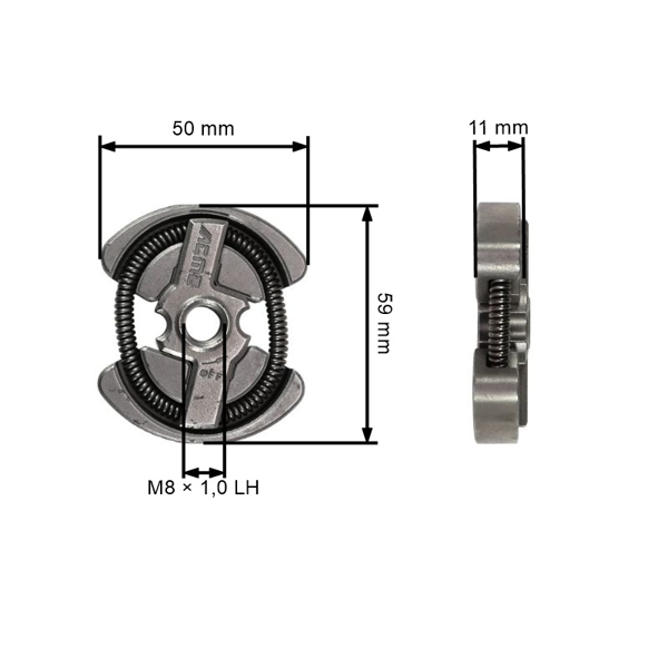 Spojka pre krovinorezy Husqvarna 124R 125C 125L 128C 128CD 128L 128LD 128LX 128LDX 128R 128R 128RJ 128PS McCulloch MAC CABRIO 433 L MAC 320 L Partner BC433 B B320 B GT (OEM 530055122)