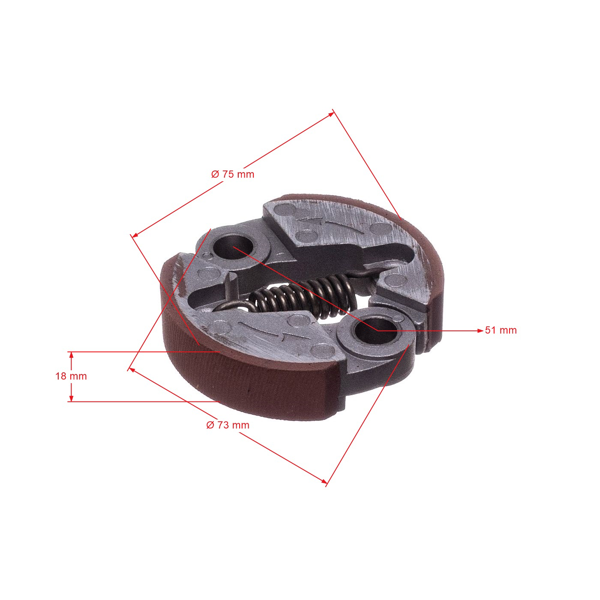 Spojka pre krovinorezy OLEO-MAC Oleo-mac Sparta 37 40 42 44 740 746 750 753 755 (OEM 4191153BR)