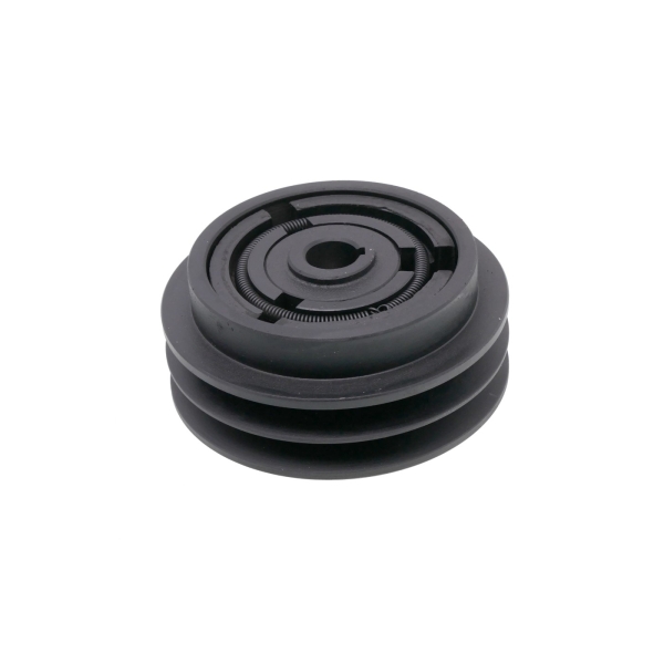 Spojka pre motorové kultivátory vonkajší priemer 128 mm x priemer otvoru 19 mm na 2 klinové remene 13 mm