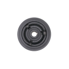 Spojka pre motorové kultivátory vonkajší priemer 128 mm x priemer otvoru 19 mm na 2 klinové remene 13 mm