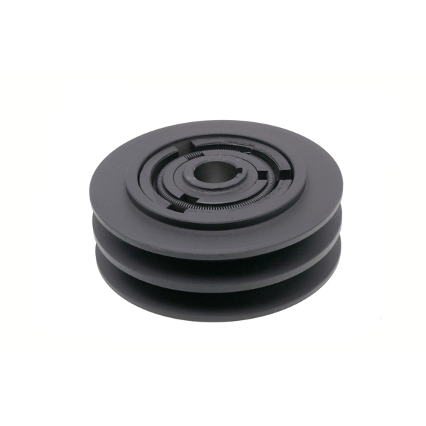 Spojka pre motorové kultivátory vonkajší priemer 148 mm x priemer otvoru 25,4 mm na 2 klinové remene 17 mm