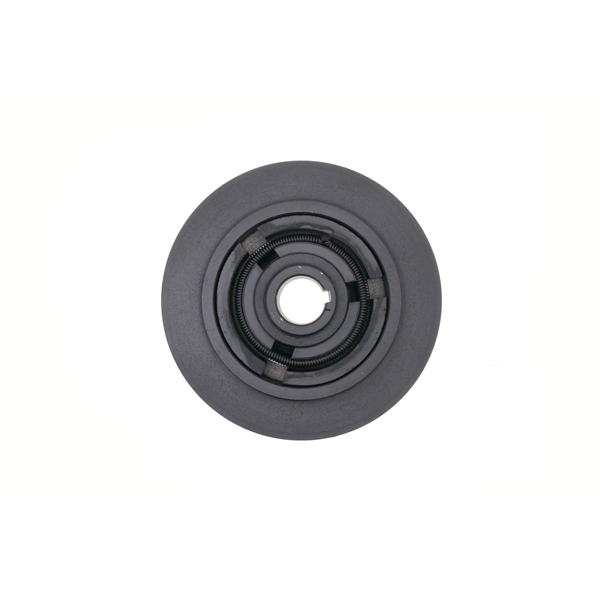 Spojka pre motorové kultivátory vonkajší priemer 148 mm x priemer otvoru 25,4 mm na 2 klinové remene 17 mm