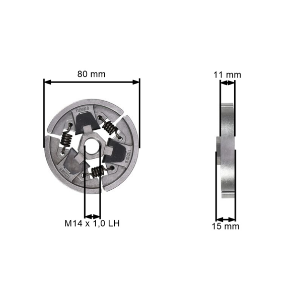 Spojka pre rozbrusovacie píly Stihl TS700 TS800 (OEM 42241602001)