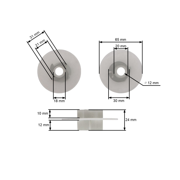 Štartovacia kladka pre Čínske motorové píly a píly z hobbymarketov s obsahom motora 45 ccm 52 ccm