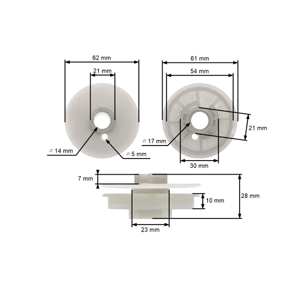 Štartovacia kladka pre Čínske motorové píly a píly z hobbymarketov s obsahom motora 45 ccm 52 ccm