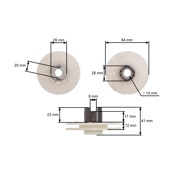 Štartovacia kladka pre motorové a rozbrusovacie píly Husqvarna 3120 3120XP K1250 K1260 3122K 3120K (OEM 501896701)