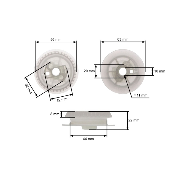 Štartovacia kladka pre motorové píly a fúkače Stihl MS170 MS180 MS210 MS250 MS201T BG45 (OEM 11231950400)