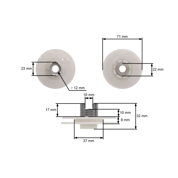 Štartovacia kladka pre motorové píly Husqvarna 254 257 261 262XP (OEM 503178902)