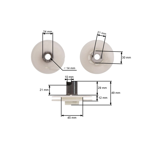 Štartovacia kladka pre motorové píly Husqvarna 394XP 395XP (OEM 501896702)