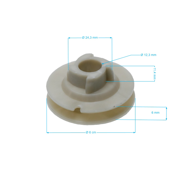 Štartovacia kladka pre motorové píly OLEO-MAC Oleomac 937 941C GS350 GS370 GS410 Efco 137 141C Emak MT3500 MT3700 (OEM 50170050R)
