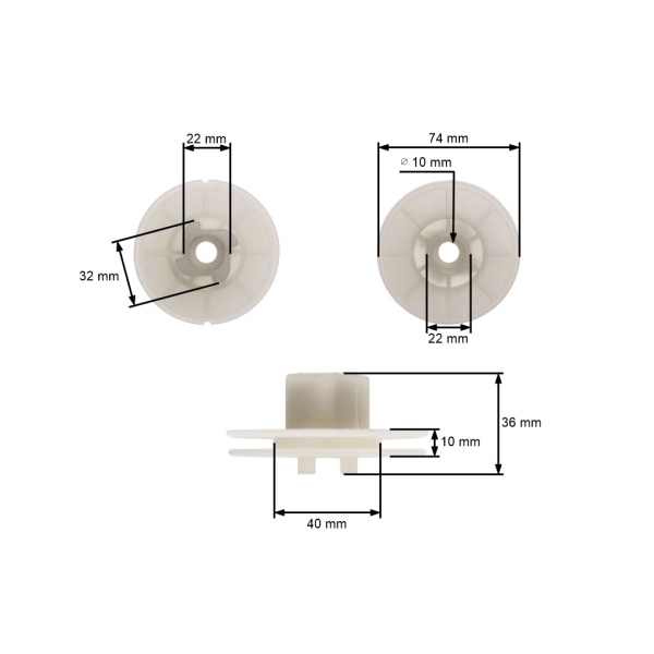 Štartovacia kladka pre motorové píly Partner P340 P350 P360S