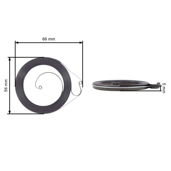 Štartovacia pružina pre motorové píly a postrekovače Stihl MS240 MS260 BR320 BR420 BR420 024 026 028 (OEM 11181900600)