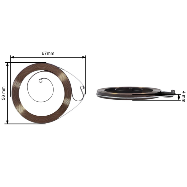 Štartovacia pružina pre motorové píly Stihl MS650 MS660 (OEM 11221900605)