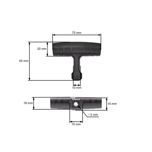 Štartovacia rukoväť pre motorové píly fúkače krovinorezy Husqvarna Jonsered McCulloch Partner (OEM 503543901)