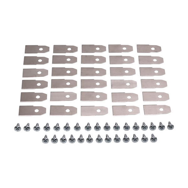 Súprava 30 ks. žacích nožov 3,5 cm (1,4") pre robotické kosačky Husqvarna McCulloch Flymo Gardena (OEM 577864603 535138702 535138703 577864401 577864402)