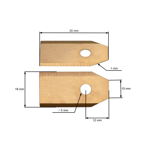 Súprava 30 ks. žacích nožov 3,5 cm (1,4") pre robotické kosačky Husqvarna McCulloch Flymo Gardena (OEM 577864603 535138702 535138703 577864401 577864402)