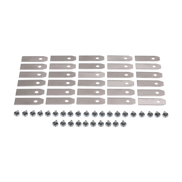 Súprava 30 ks. žacích nožov 4,3 cm (1,7") pre robotické kosačky Husqvarna McCulloch Flymo Gardena (OEM 577864603 535138702 535138703 577864401 577864402)