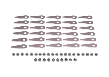 Súprava 30 ks. žacích nožov 4,9 cm (2") pre robotické kosačky Bosch Indego 350 Indego 350 Connect Indego 1100 Connect (OEM F016800321)