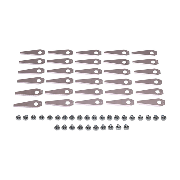 Súprava 30 ks. žacích nožov 4,9 cm (2") pre robotické kosačky Bosch Indego 350 Indego 350 Connect Indego 1100 Connect (OEM F016800321)