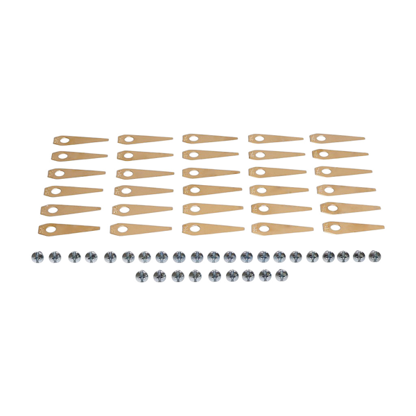 Súprava 30 ks. žacích nožov 4,9 cm (2") pre robotické kosačky Bosch Indego 350 Indego 350 Connect Indego 1100 Connect (OEM F016800321)