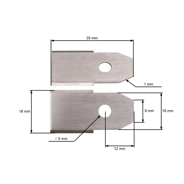 Súprava 9 ks. žacích nožov 3,5 cm (1,4") pre robotické kosačky Husqvarna McCulloch Flymo Gardena (OEM 577864603 535138702 535138703 577864401 577864402)