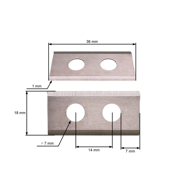 Súprava 9 ks. žacích nožov 3,6 cm (1,4") pre robotické kosačky Worx Nac Tytan Nac RLM1500, RLM1500-NG, RLM1500 G2-NG