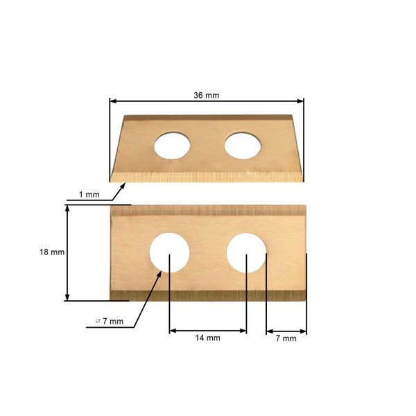 Súprava 9 ks. žacích nožov 3,6 cm (1,4") pre robotické kosačky Worx Nac Tytan Nac RLM1500 RLM1500-NG RLM1500 G2-NG
