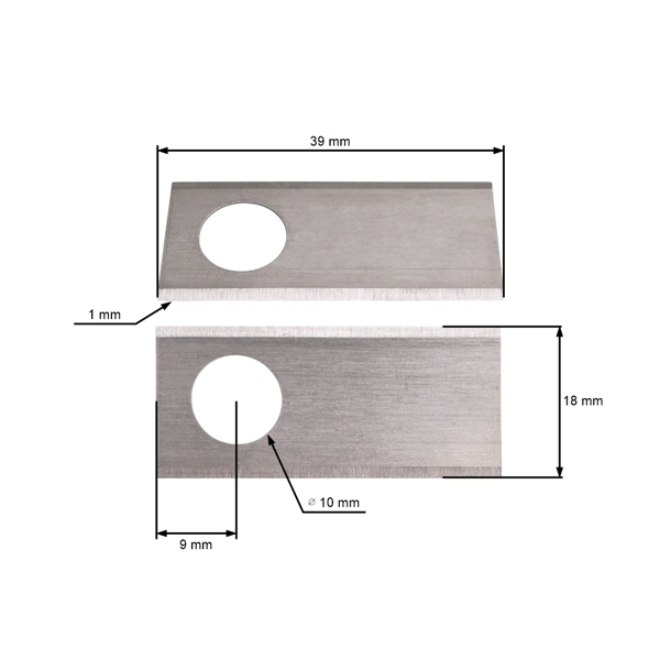 Súprava 9 ks. žacích nožov 3,9 cm (1,5") pre robotické kosačky Honda Miimo 310 Miimo 520 Miimo HRM 500 HRM Miimo 3000 (OEM 06511VP7310 72511-VP7-030)