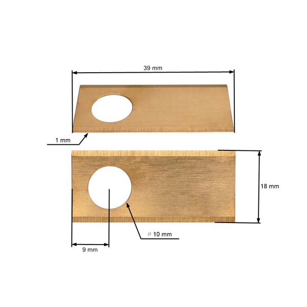 Súprava 9 ks. žacích nožov 3,9 cm (1,5") pre robotické kosačky Honda Miimo 310 Miimo 520 Miimo HRM 500 HRM Miimo 3000 (OEM 06511VP7310 72511-VP7-030)