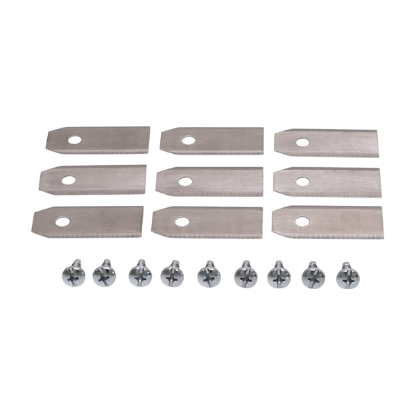 Súprava 9 ks. žacích nožov 4,3 cm (1,4") pre robotické kosačky Husqvarna McCulloch Gardena Flymo (OEM 535138701)