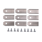Súprava 9 ks. žacích nožov 4,3 cm (1,4") pre robotické kosačky Husqvarna McCulloch Gardena Flymo (OEM 535138701)