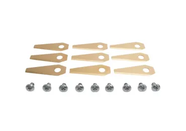 Súprava 9 ks. žacích nožov 4,9 cm (2") pre robotické kosačky Bosch Indego 350 Indego 350 Connect Indego 1100 Connect (OEM F016800321)
