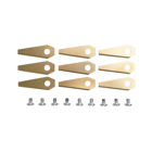 Súprava 9 ks. žacích nožov 4,9 cm (2") pre robotické kosačky Bosch Indego 350 Indego 350 Connect Indego 1100 Connect (OEM F016800321)