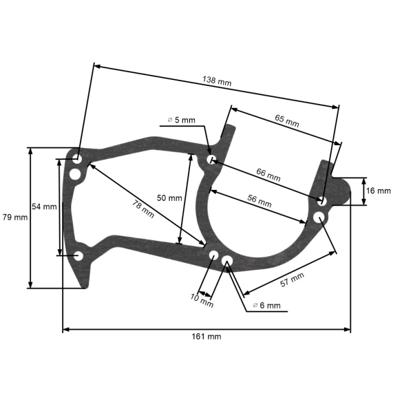 Súprava tesnení pre Čínske motorové píly a píly z hobbymarketov obsah motora 45 ccm - 58 ccm
