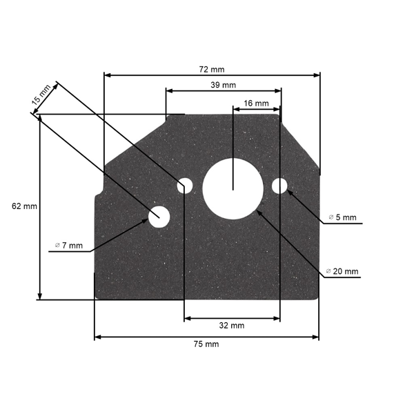 Súprava tesnení pre Čínske motorové píly a píly z hobbymarketov obsah motora 45 ccm - 58 ccm