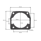 Súprava tesnení pre Čínske motorové píly a píly z hobbymarketov obsah motora 45 ccm - 58 ccm