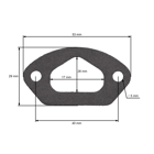Súprava tesnení pre Čínske motorové píly a píly z hobbymarketov obsah motora 45 ccm - 58 ccm