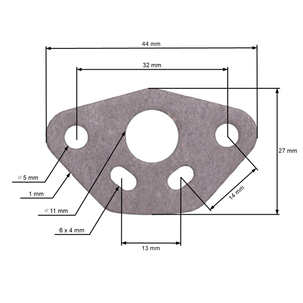 Tesnenie karburátora pre Čínske krovinorezy a krovinorezy z hobbymarketov s obsahom motora 32 ccm