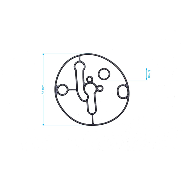 Tesnenie plavákovej misky karburátora pre motory Briggs & Stratton (OEM 698781 698781C)