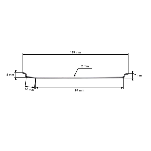 Tiahlo plynu pre motory Zongshen XP420 (OEM 100008047)