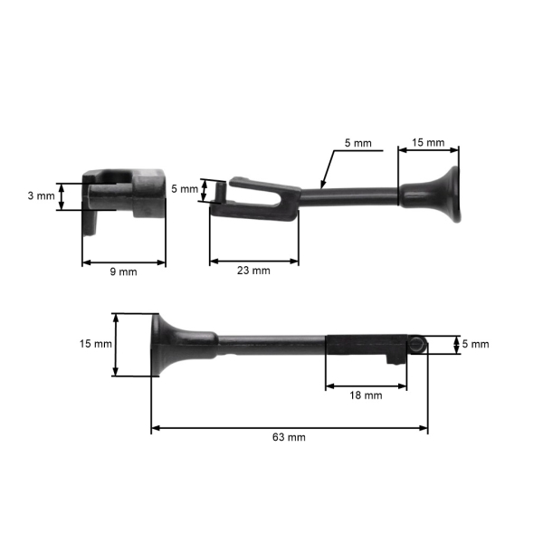 Tiahlo sýtiča pre Čínske motorové píly a píly z hobbymarketov s obsahom motora 25 ccm