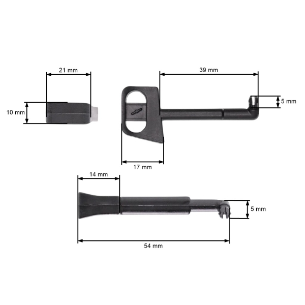 Tiahlo sytiča pre motorové píly Husqvarna 36 41 136 137 141 142 (OEM 530029831)