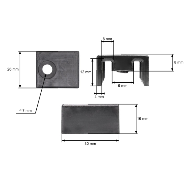 Univerzálna koncovka lanka pre motorové kosačky