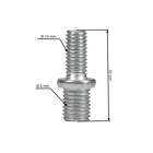 Univerzálna poloautomatická vyžínacia hlava pre krovinorezy a motorové vyžínače s vonkajším priemerom 109 mm so sadou adaptérov 10x1.25 10x1.0