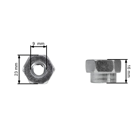 Univerzálna poloautomatická vyžínacia hlava pre krovinorezy a motorové vyžínače s vonkajším priemerom 109 mm so sadou adaptérov 10x1.25 10x1.0