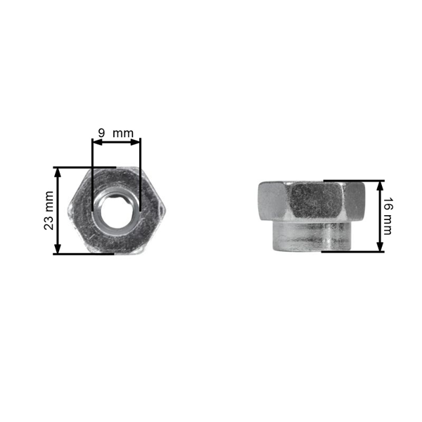 Univerzálna poloautomatická vyžínacia hlava pre krovinorezy a motorové vyžínače s vonkajším priemerom 109 mm so sadou adaptérov 10x1.25 10x1.0